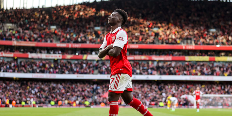 Bukayo Saka một trong những cầu thủ xuất sắc của Arsenal