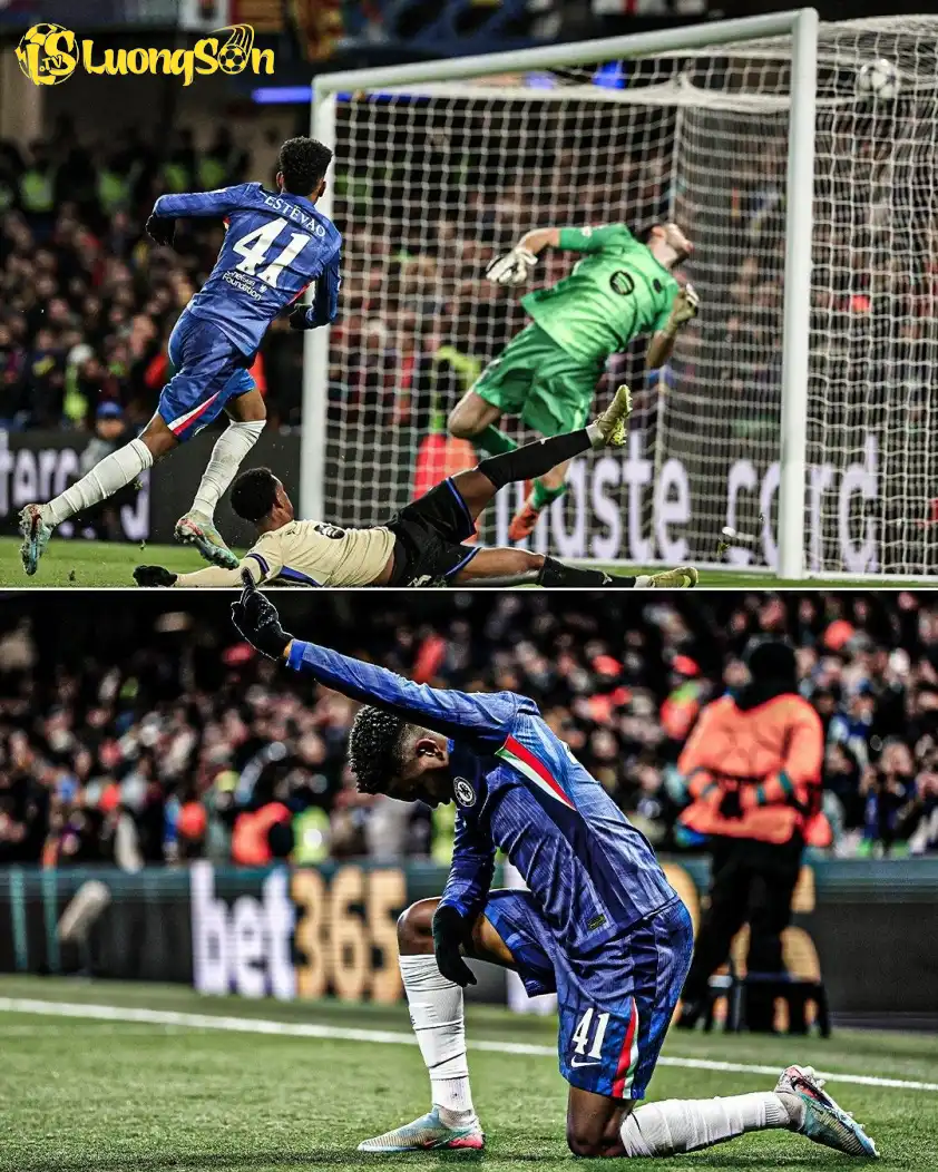 Khoảnh khắc ấn tượng của Estevao trong chiến thắng của Chelsea trước Barca. (Ảnh: ConnCFC) Khoảnh khắc ấn tượng của Estevao trong chiến thắng của Chelsea trước Barca. (Ảnh: ConnCFC)