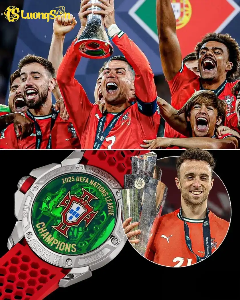 Diogo Jota nhận được món quà đầy ý nghĩa của Ronaldo.