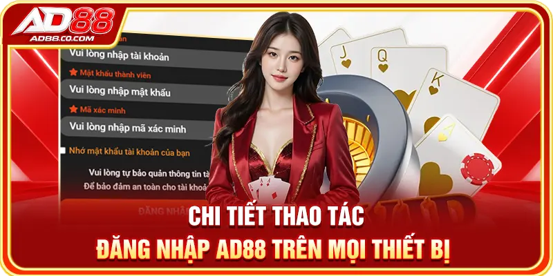 Đăng Nhập AD88 2026 – Link Chính Thức & Cách Xử Lý Lỗi 1 Chi tiết thao tác đăng nhập AD88 trên mọi thiết bị