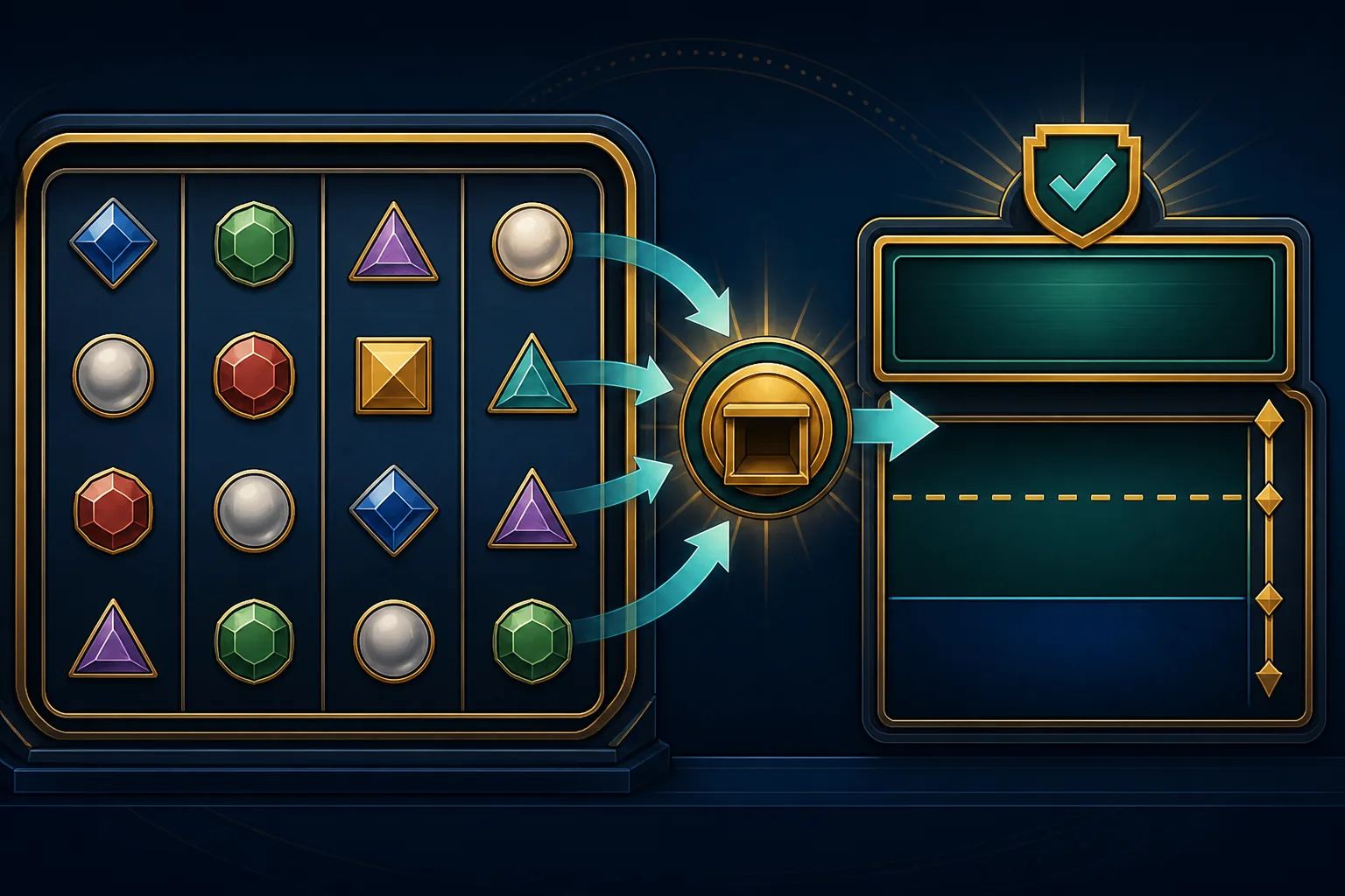 Cash Collect Trong Slot Là Gì? Cách Cộng Symbol Giá Trị 2 Cash Collect trong slot là gì: Minh họa cash symbol và Collect symbol trên lưới slot