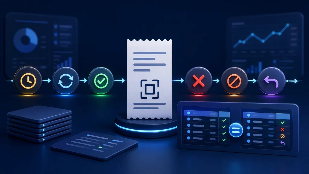 Trạng Thái Giao Dịch AD88: Pending, Thành Công Và Hoàn Tiền 1 Minh họa các trạng thái giao dịch AD88 và quy trình đối soát